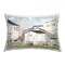 Brushed Farm Houses Outdoor Printed Pillow Design by Ethan Harper, 14 x 7 x 20